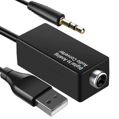 Audio Converter D15 Digitális-Analóg 3.5mm DAC USB Dekódoló, Koaxiális - Outlet24