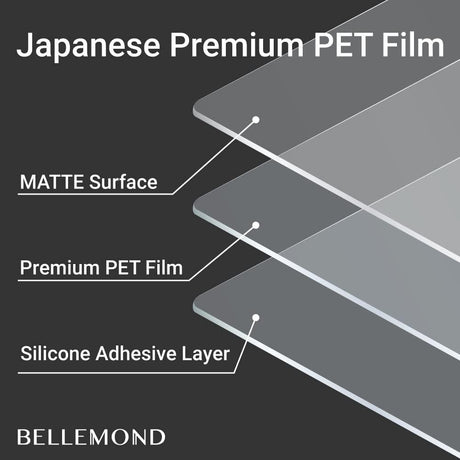 Bellemond - 2 SZETT - Japán Smooth Kent papír képernyővédő fólia, kompatibilis iPad 9,7" - Outlet24