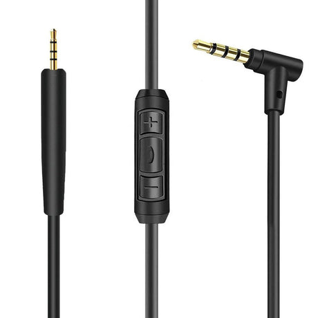 BINGLE Cserélhető Audio Kábel 3.5mm-2.5mm Kompabilitis Jack Bose QuietComfort, On-Ear 2, OE2, OE2i Fülhallgatókhoz Mikrofonnal - Outlet24
