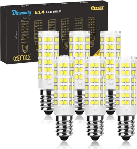 BLEWANDY hideg fehér E14 LED izzó 5 W, 6000 K, 550 lm, 6 darabos - Outlet24