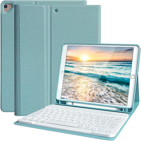 Bluetooth Billentyűzet iPad Tok 10.2, Tolltartóval, Francia AZERTY - Open Box - Outlet24