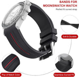 BONACE Omega x Swatch MoonSwatch Szíj Speedmaster 20mm Puha Gumi Szíj - Open Box - Outlet24