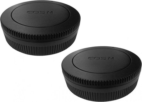 Canon EOS M Sorozat Objektívvédő Sapka 2 darabos - Fekete ABS Plastic - Outlet24