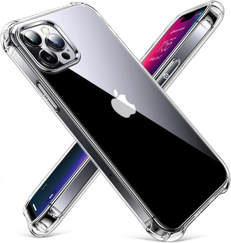 CANSHN iPhone 12 Pro Max Átlátszó Védőtok, Szilikon - Outlet24