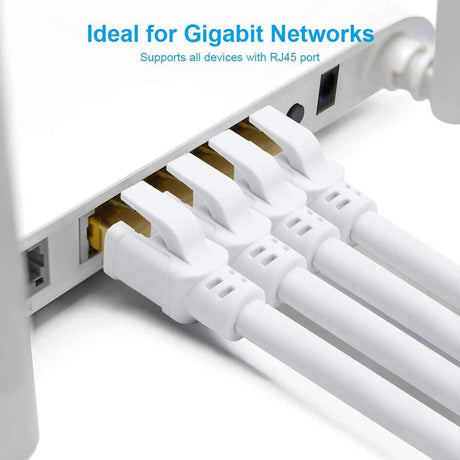 CAT 8 Ethernet Kábel 8m, 40Gbps 2000MHz SFTP Aranyozott RJ45 csatlakozó - Outlet24