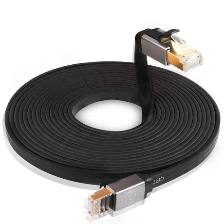 CAT 8 Ethernet-kábel RJ45 LAN hálózati patch kábel vezeték 40Gbps 2000Mhz(5 m) - Outlet24