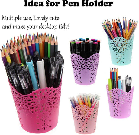 Ceruza tartó készlet 8 db - 8 szín egyedi és stilusos, műanyag , irodába - otthonra - iskolában - Outlet24