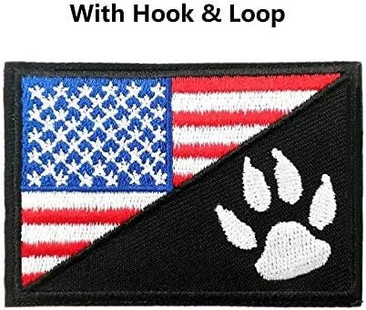 Cute-Patch Taktikai Amerikai Zászló Jelvény, Hurokkal és Cipzárral, Bőrből Készült, Felvarró - Outlet24