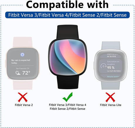 Edzett Üveg Képernyővédő Fitbit Versa 3/4 & Sense 2 - 4db Pack - Outlet24