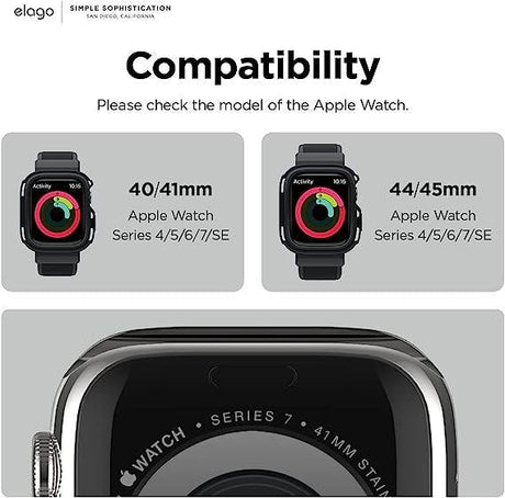 Elago Apple Watch 9/8/7 45mm 41mm szilikon szíj - Outlet24