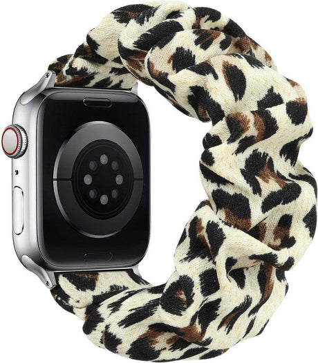 Elasztikus leopárd mintás Szíj Apple Watch Series 7 6 5 4 3 2 1 SE-hez Újracsomagolt termék - Outlet24