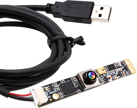 ELP 16MP Autofocus USB Kamera Mikrofonnal Számítógéphez, Mini UVC USB2.0 Lightburn Biztonsági PC Kamera Modul - Outlet24