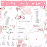 Esküvői Kvíz Kártya, 30 Lapos, Menyasszony és Vőlegény Bingo, angol nyelvű - Outlet24