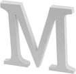 Fehér M betü dekoráció, Újracsomagolt termék - Outlet24