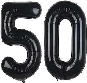 Felfújható 50-es számú Lufi Dekoráció 50. Születésnapra - Outlet24