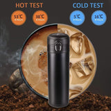 Flintronic utazóböge, 450 ml-es, LED hőmérséklet-kijelző Smart Water Cup - Újracsomagolt termék - Outlet24