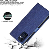 Foluu Prémium Bőr Pénztárcatok Oppo Find X5 Lite 5G Mobiltelefonhoz,Kártyatartóval, Beépitett állványal - Outlet24