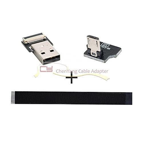 FPC Kábel USB 2.0 Típus-A Férfi - Micro USB 5Pin Férfi Adatlapos FPV-hez és Telefonhoz - Outlet24