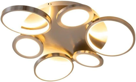 Froschkönig 24 Stelari LED mennyezeti lámpa, acél színű, szobatípus: nappali Használt termék (távvezérlőt nem tartalmaz) - Outlet24