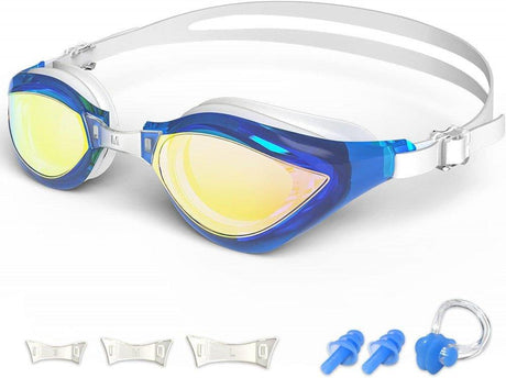Gxfcyffs X1 Úszószemüveg, Páramentes UV-védelem Füldugókkal, orrcsipesszel - Outlet24