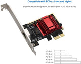hálózati adapter RTL8125B 2500/1000/100Mbps PCI Express Gigabit Ethernet kártya - Outlet24