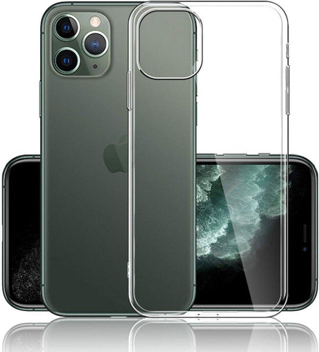 iPhone 11 Pro Max Karcolás- és Ütésálló Szilikon Tok (Víztiszta) - Outlet24