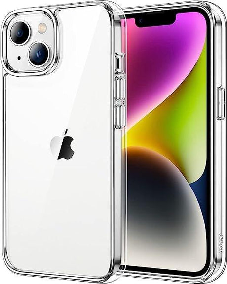 iPhone 14 Ütésálló Szilikon Tok, Vezeték Nélküli Töltővel Kompatibilis (Víztiszta) - Outlet24