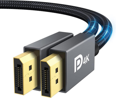 Ivanky 4K DisplayPort Kábel, VESA Tanúsított, 4K 60Hz, 2K 165Hz, 2 méter - Outlet24