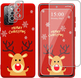 Karácsonyi Védőtok Samsung S22+ 5G-hez + Képernyővédő és Kamerafólia - Outlet24