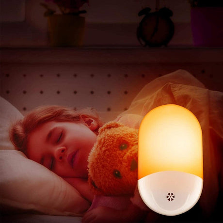 LED Éjszakai Fény, Sötétedésérzékelővel, Automatikus Ki-/Bekapcsolás, Meleg Fehér Színű Újracsomagolt termék - Outlet24