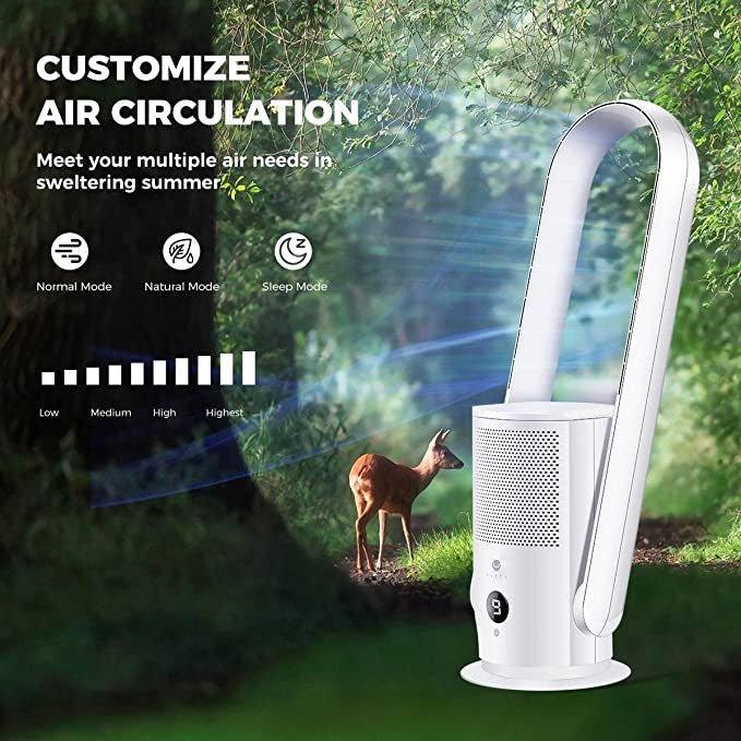 Légtisztító és ventillátor 360° intelligens - Újracsomagolt termék - Outlet24