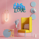"Live Laugh Love" Szilikon Öntőforma, Kristály Betűk, DIY Fali Dekoráció és Asztaldísz - Outlet24