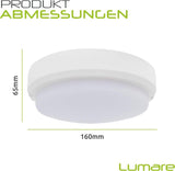 Lumare LED mennyezeti lámpa, 12 W, 1020 lm, extra lapos IP44, gyerekszoba/b fürdőszoba meleg fehér - Outlet24