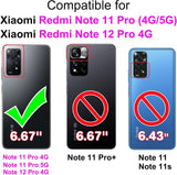 Mágneses Tok, Xiaomi Redmi Note 11 Pro 5G, Levél Mintás - Outlet24