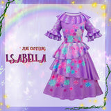 Maribel ruha Isabella hercegnő jelmez táskával - Születésnapi Halloween Kosztüm 8-10 Éveseknek, 130 méret Újracsomagolt termék - Outlet24