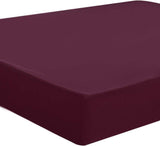 Matracvédő huzat,vízálló, 100x200-120x200 cm, piros - Outlet24
