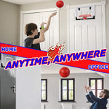 Mini Kosárlabda Palánk Otthonra - Ajtóra Szerelhető, 3 Labdával és Pumpával - Outlet24
