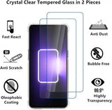 Mobiltelefon Tok Realme GT 3 kompatibilis, Ütésálló üvegm kék színű - Outlet24
