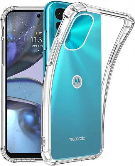 Motorola Moto G22 Átlátszó Szilikon Védőtok, 2 Képernyővédő Fóliával - Outlet24