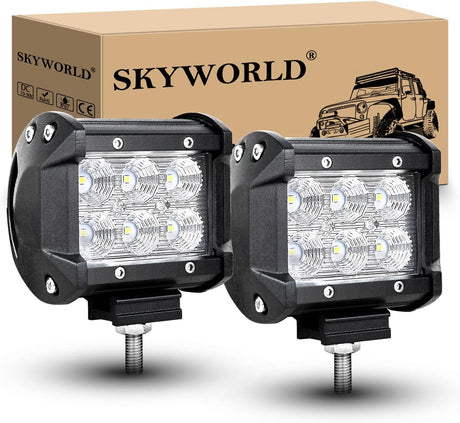 Munkalámpa 4" 18W LED Offroad ATV, SUV, UTV-hez, 1 darab - Outlet24