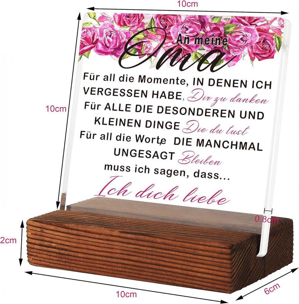 Német nyelvű anyák napi ajándék, dekoráció Újracsomagolt termék - Outlet24