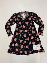 Női ruha( fekete alapon rózsa mintázattal) méret: EUR 34, US 2, UK 6 - Outlet24