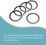 Öntapadó Tömítőgyűrűk Szénacél Nitril Gumi G2 73.03 x 60.58 x 2.5 mm, 5 darabos csomag - Outlet24