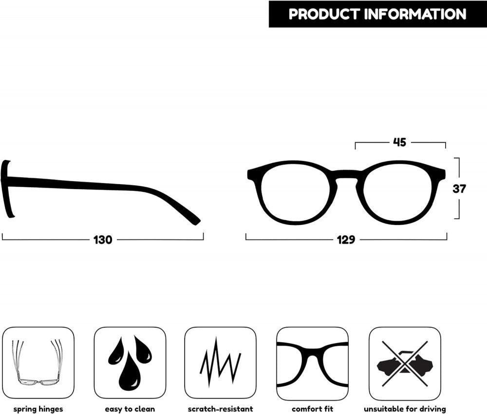 Opulize Zen RRRRS24-1T +2.50 Olvasószemüveg, Világos Barna Kis Méret, 4 darabos csomag napszemüveggel Újracsomagolt termék - Outlet24