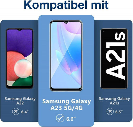 2 darabos Samsung Galaxy A23 5G/4G erős tapadású, karcolásálló üvegfólia - Outlet24
