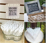 20 darabos Szív alakú Esküvői Buborékcső, Romantikus Design - Outlet24