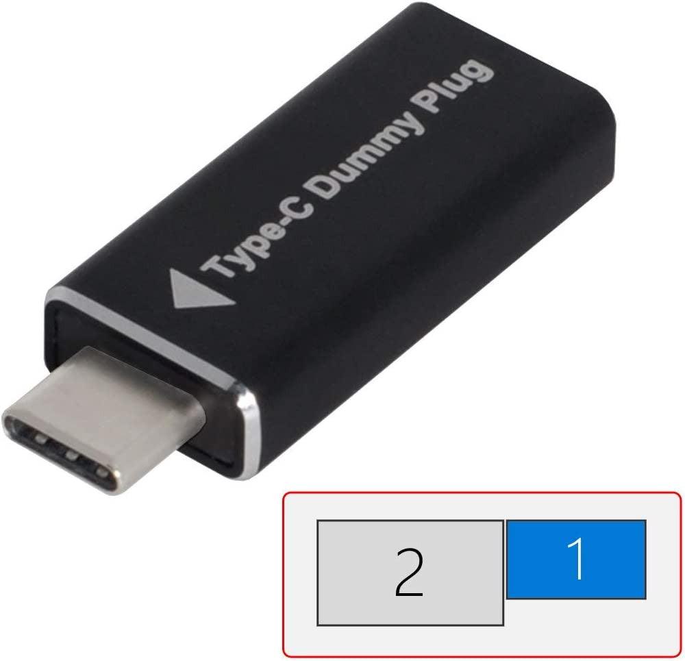 Virtuális Kijelző Adapter USB-C Type-C DDC EDID Dummy Plug Headless Ghost Emulator - Outlet24
