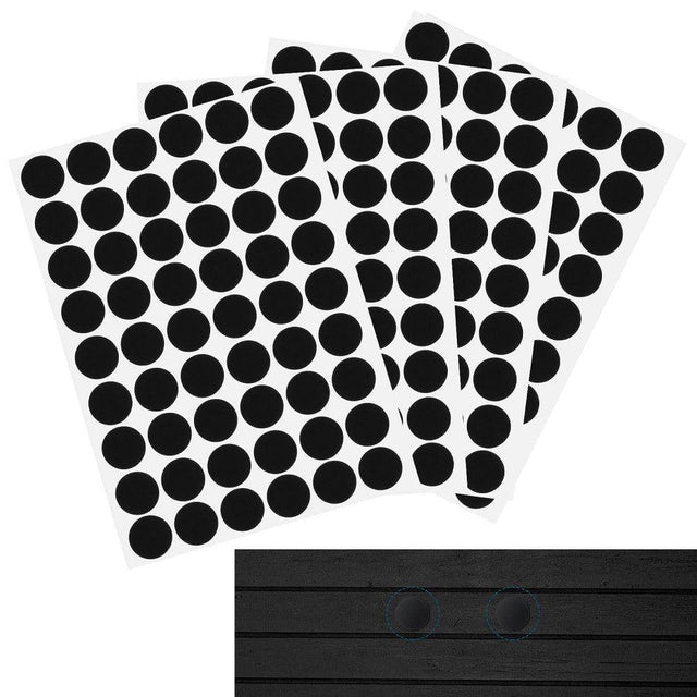 216db öntapadó csavarlyuk fedő matrica (fekete)- 21 mmn - Outlet24