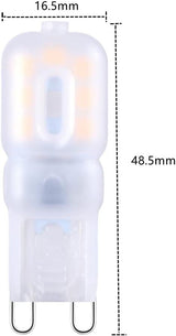 G9 LED Izzó 2.5W Dimmelhető, Meleg Fehér 3000K, 10db Pack - Outlet24