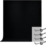 Fekete Egyszínű Fotózás Háttér Születésnapi Esküvői Banner, 150cm x 210 cm - Open Box - Outlet24